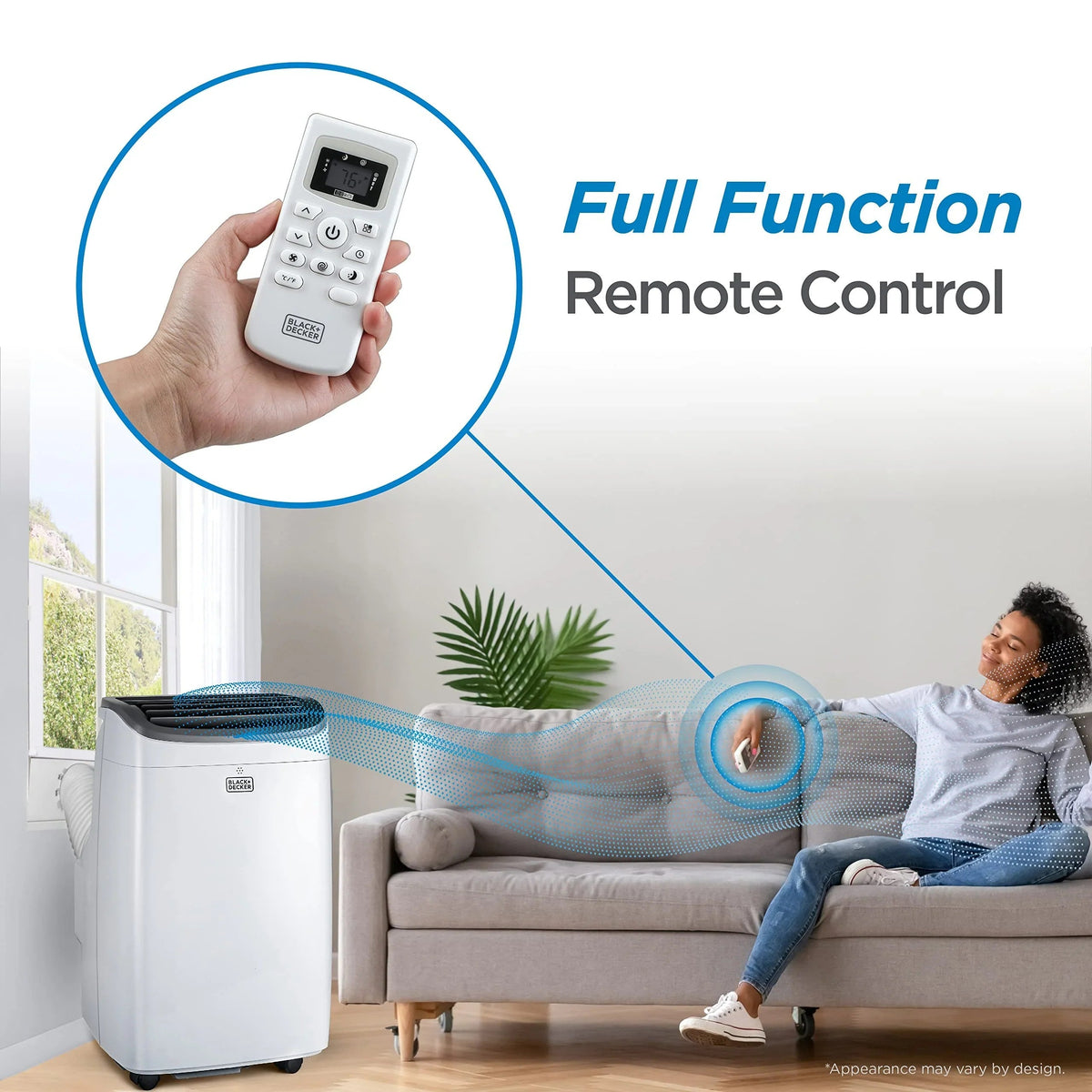8,000 BTU Portable Air Conditioner - Up To 350 Sq. Ft.