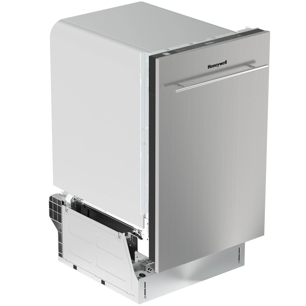 Honeywell Dishwasher, 18 inch, 8 Place Settings, 6 Washing Programs, Stainless Steel Tub