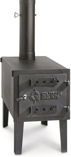 Guide Gear Large Outdoor Wood Burning Stove With Chimney Pipe