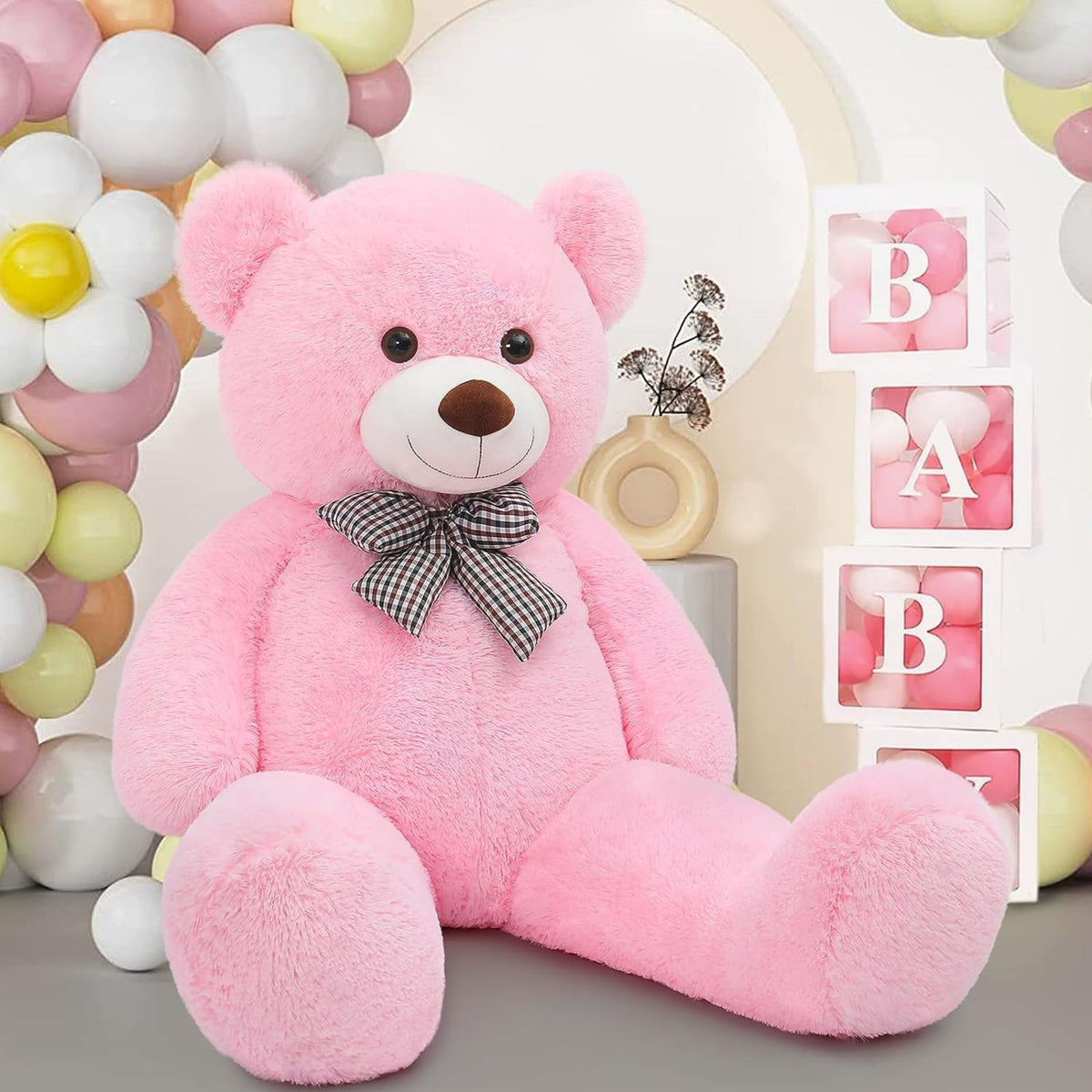 MaoGoLan Giant Teddy Bear 47" Giant Bear Stuffed Animals 4ft Big Plush Toy
