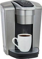 Keurig Single Serve K-Cup Pod Coffee Maker, Brushed Silver - K-Elite