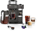 Espresso & Coffee Maker Barista System, 12 Cups, 3 Espresso Brew Styles, Built-In Frother, Black