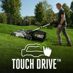 EGO Power+ 21-Inch 56V Self-Propelled Cordless Lawn Mower With 2x 4.0Ah Batteries And Rapid Charger - Black