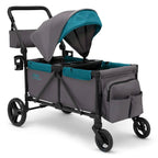 Jeep Sport All-Terrain Stroller Wagon With Canopy And Parent Organizer