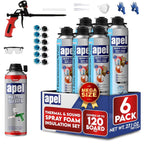 apel Spray Foam Insulation Kit, 12 x 32.80 oz / 240 Bd ft - 12 Pack