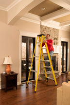 Louisville Ladder 8' Fiberglass Step Ladder, 12' Reach, 250 lbs Load Capacity - W-3118-08