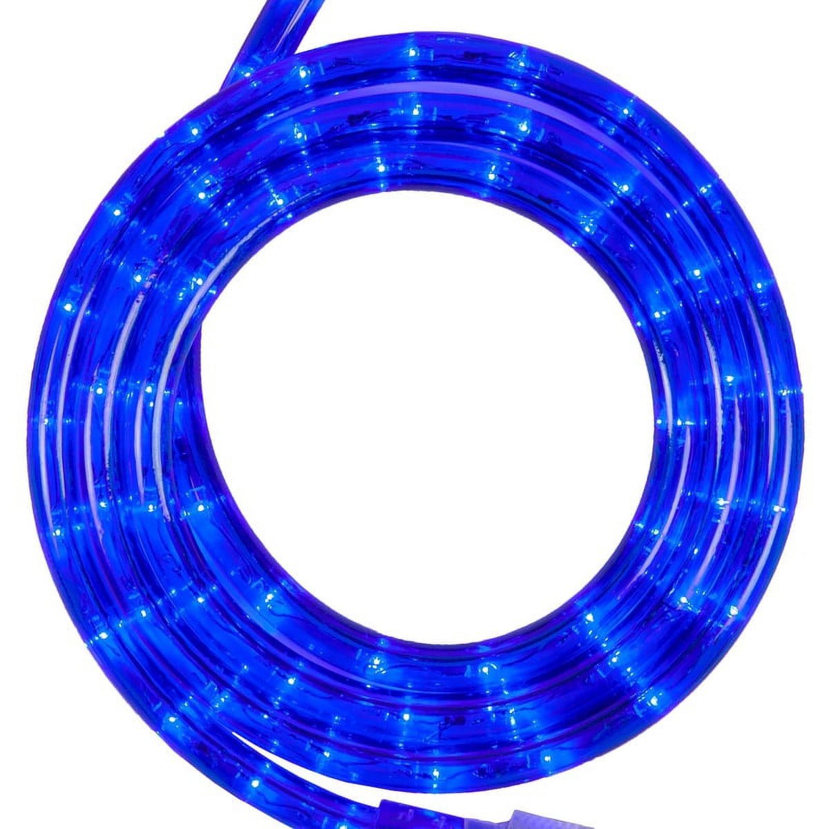 18 ft. LED Warm White Rope Light Kit, 216 Lights, Connectable Ready-to-Install Christmas Decorative Party Lighting, Mounting Clips Included