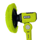 RYOBI ONE+ 18V Cordless Telescoping Power Scrubber Kit With Battery And Charger - P4500