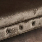 Christopher Knight Home Velvet Tufted Scroll Arm Loveseat, 30.75 x 51.5 x 30.5 Inches - Milani