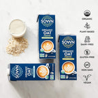 SOWN Organic Oat Creamer Sweet & Creamy - Barista Oat Milk Non Dairy Coffee Creamer - Plant Based, Dairy-Free, Vegan, Gluten-Free, Non-GMO, Shelf