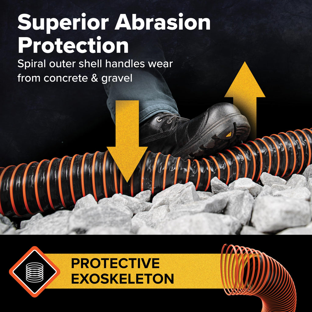 Camco RhinoEXTREME 20’ Camper/RV Sewer Hose - RV Accessories Include 360° Clear Swivel Wye Fitting & Removable 4-in-1 Adapter for Storage and