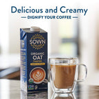 SOWN Organic Oat Creamer Sweet & Creamy - Barista Oat Milk Non Dairy Coffee Creamer - Plant Based, Dairy-Free, Vegan, Gluten-Free, Non-GMO, Shelf
