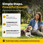 Educator ET-300 Mini E Collar for Dog Training with Remote - 1/2 Mile Range, Waterproof, 100 Blunt Stimulation Levels, Tone or Vibration Mode, Night