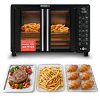 Gourmia Toaster Oven - 6-Slice Capacity, Digital Display, Black