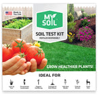 MySoil Soil Test Kit, Unlock Your Lawn & Garden Potential, Complete & Accurate Nutrient and pH Analysis with Recommendations Tailored to Your Soil