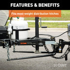 CURT 17200 Trailer Sway Control Kit for Weight Distribution Hitches