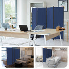 GOJOOASIS Room Divider, 4-Panel Folding Privacy Screen, 88in Portable Separating with Metal Feet, Partition Room Dividers