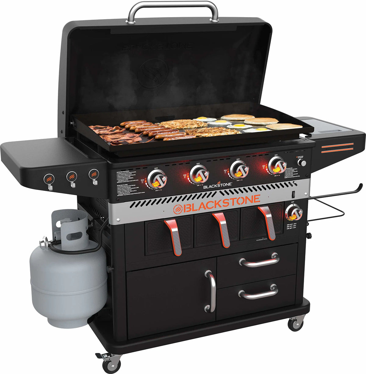 Blackstone 36 in 4-Burner Griddle and Air Fryer Combo - 2118