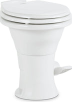 Dometic 310 RV Toilet, Oblong, PowerFlush, White