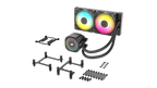 CORSAIR NAUTILUS 240 RS ARGB Liquid CPU Cooler – RS120 ARGB Fans – Fits Intel® LGA 1851, AMD® AM5/AM4 – Simple Daisy-Chain Connections - Direct