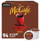McCafe Premium Roast K-Cup Coffee Pods, 94 Count, 100% Arabica - Compatible With Keurig Brewers