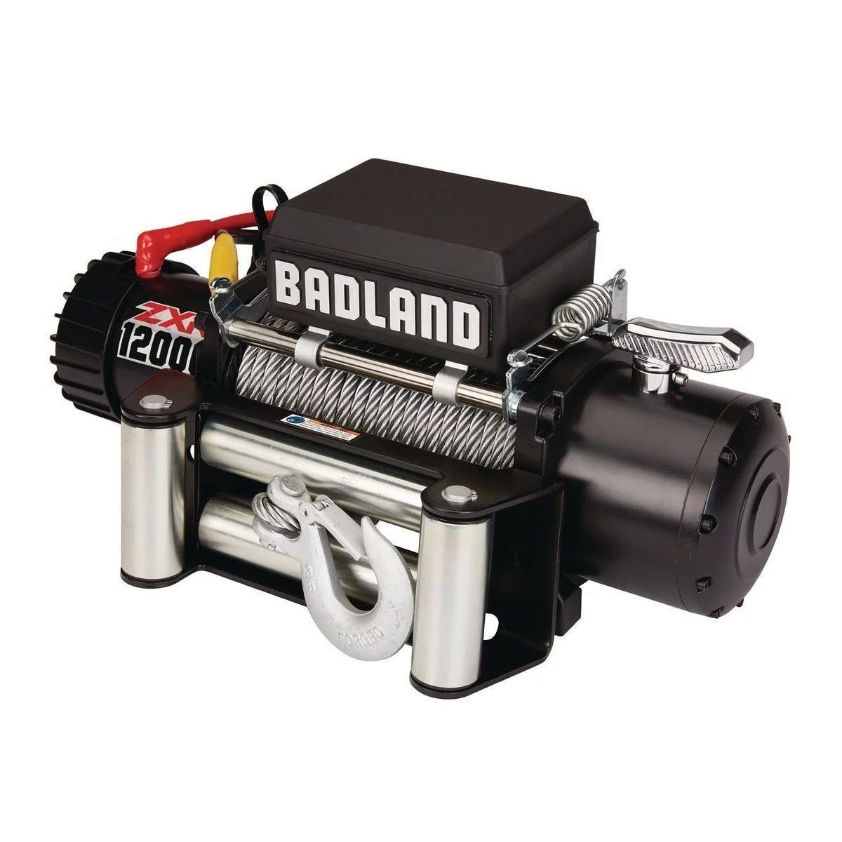 Badland Electric Winch 12,000 lb Wire Rope - Zxr