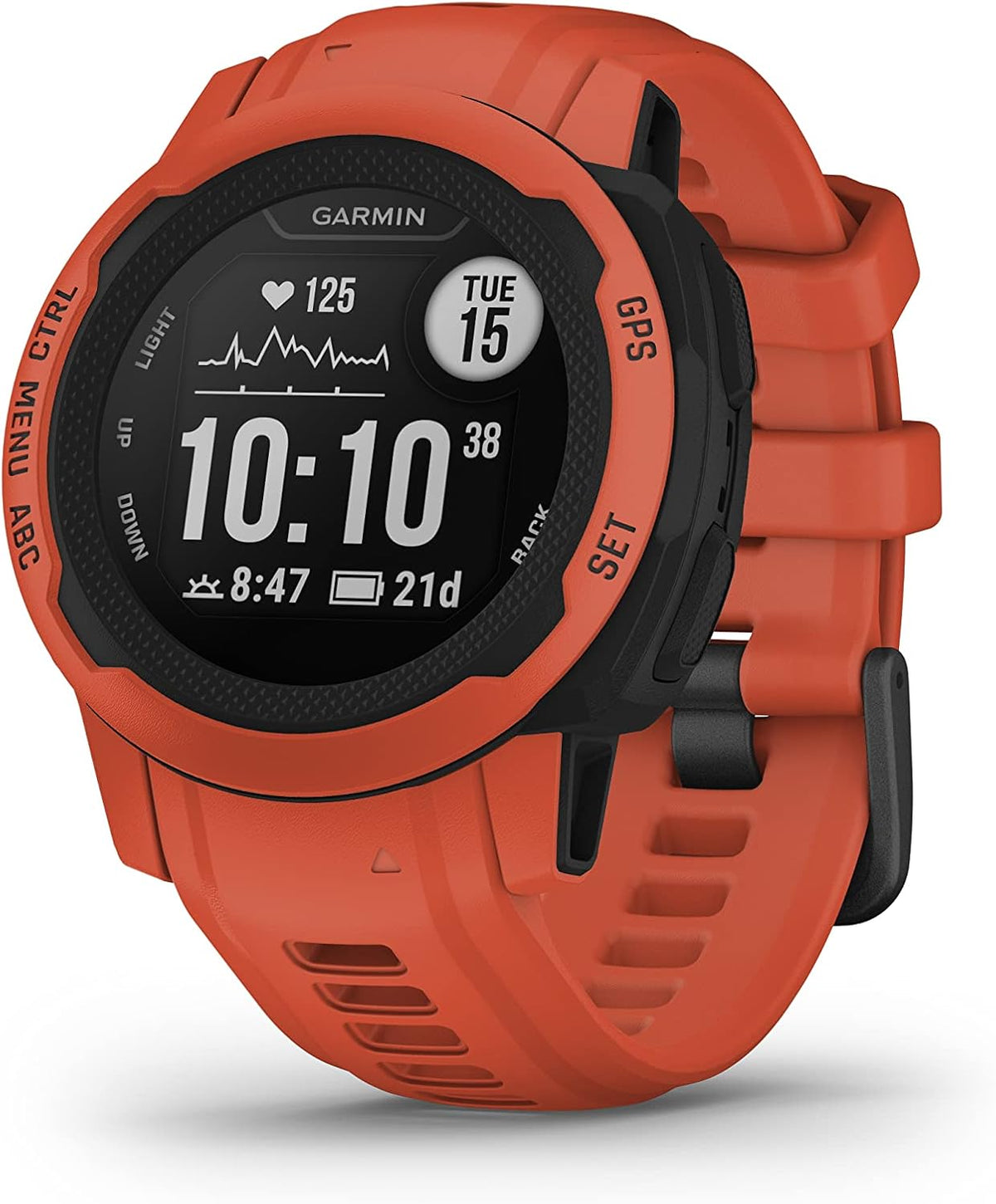 Garmin Instinct 2 Solar Rugged GPS Smartwatch - 010-02627-10