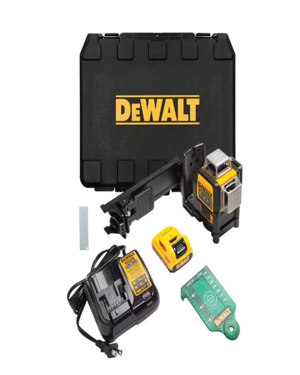 DeWalt Cordless Green Line Laser Level, 12V MAX, 3 x 360