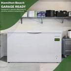 Hamilton Beach 14 Cu. Ft. Chest Freezer, White - HZ7941-3BCOM
