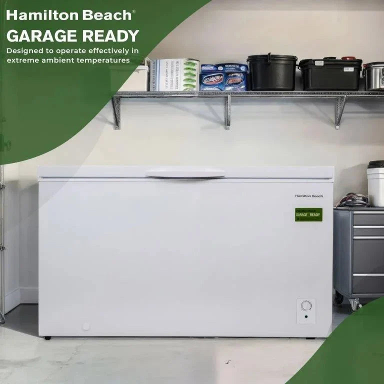 Hamilton Beach 14 Cu. Ft. Chest Freezer, White - HZ7941-3BCOM