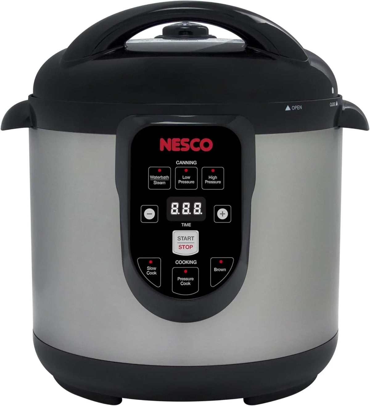 Nesco Smart Electric Pressure Cooker And Canner, Stainless Steel, 9.5 Qt - NPC-9
