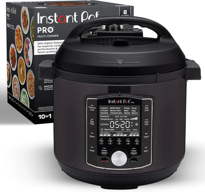 10-in-1 8-Quart Pressure Cooker And Multicooker - Black