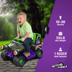 6V Grave Digger Ride on Car Monster Truck Monster Jam Graphics for Boys & Girls 18-36 Months