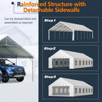 20x40 FT Heavy-Duty Party Tent With 3 Storage Bags