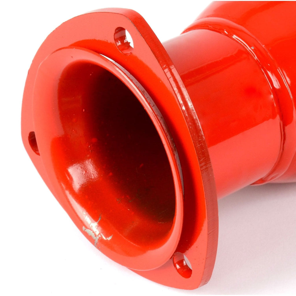 JEGS 30296 - Glasspack Header Muffler with 3 in. Collector [3 in. Turndown Outlet]