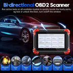 XTOOL Bidirectional Automotive Diagnostic Scanner With ECU Coding, Active Tests, Android 10 - D7