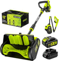 VOTLEMI Cordless Snow Shovel 13 Inch 40V 4.0Ah Green