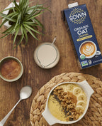 SOWN Organic Oat Creamer Sweet & Creamy - Barista Oat Milk Non Dairy Coffee Creamer - Plant Based, Dairy-Free, Vegan, Gluten-Free, Non-GMO, Shelf
