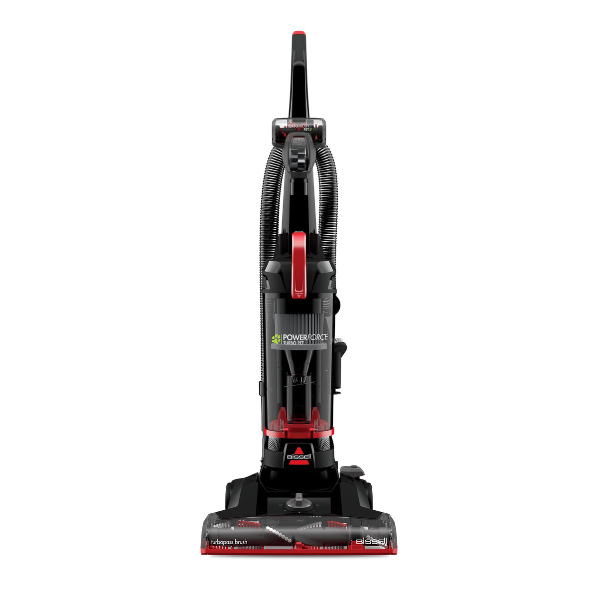 BISSELL PowerForce Helix Turbo Pet, Bagless, Upright Vacuum, Pet Friendly, Specialized Pet TurboBrush Tool, Wide Cleaning Path, Easy Empty Large