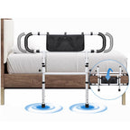 Burfoko Adjustable Bed Rail for Fall Prevention, White, 1 Count