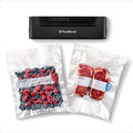 FoodSaver Seal & Save Vacuum Sealer Machine, Starter Kit with Bags, Compact Food Vacuum Sealer for Pantry, Freezer, Meal Prep & Sous Vide, Pulse