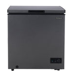 Frigidaire 5.0 Cu. ft. Garage-Ready Chest Freezer, Compact Deep Freezer for Kitchen, Apartment, Small Freezer for Bulk Storage, Black Granite