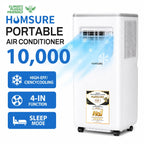 HUMSURE Portable Air Conditioners 10000 BTU Room Air Conditioning, Portable AC Unit with Remote Control, Cooling, Dehumidifier and Fan, Automatic