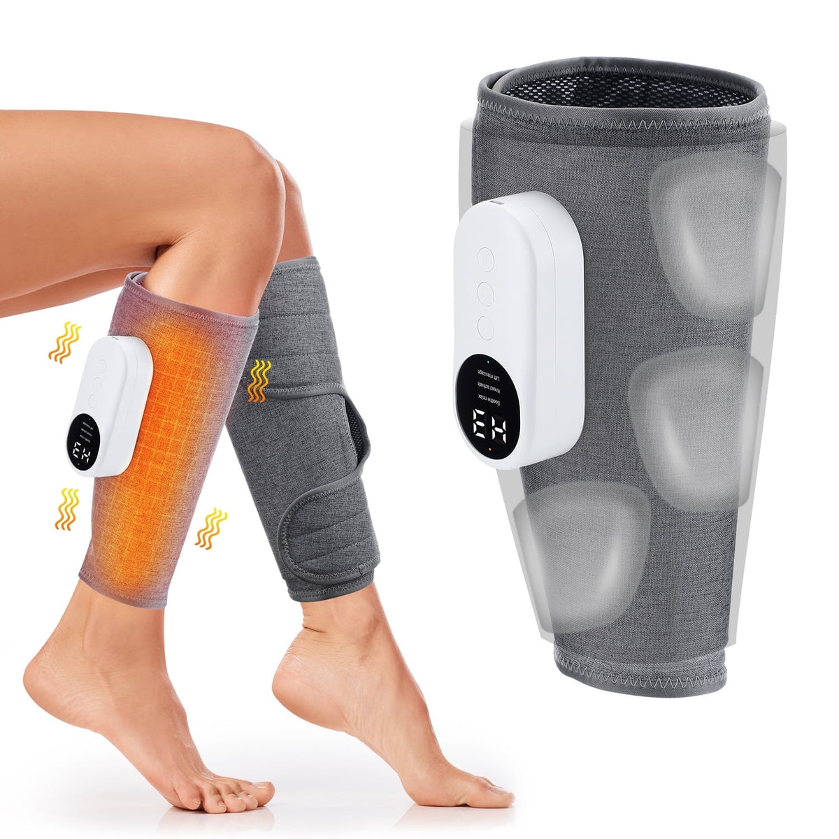 Leg Massager for Circulation, Air Compression Massager for Calf Foot L ...