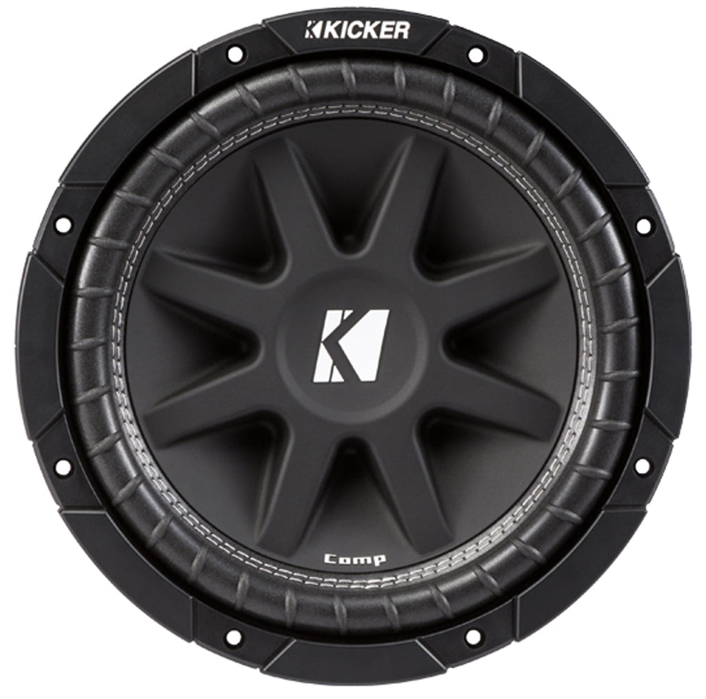 Kicker 43C104 10-Inch 300 Watts Max Power Single 4 Ohm Car Subwoofer