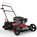 PowerSmart Gas Lawn Mower, 21 inches 144cc 2-in-1 Walk-Behind , Side Discharge Push Lawn Mower