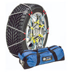 Peerless Chain SZ143 Super Z6 Snow Cable Tire Chain for Cars, Trucks, and SUVs, 1 Pair of Chains and Tighteners
