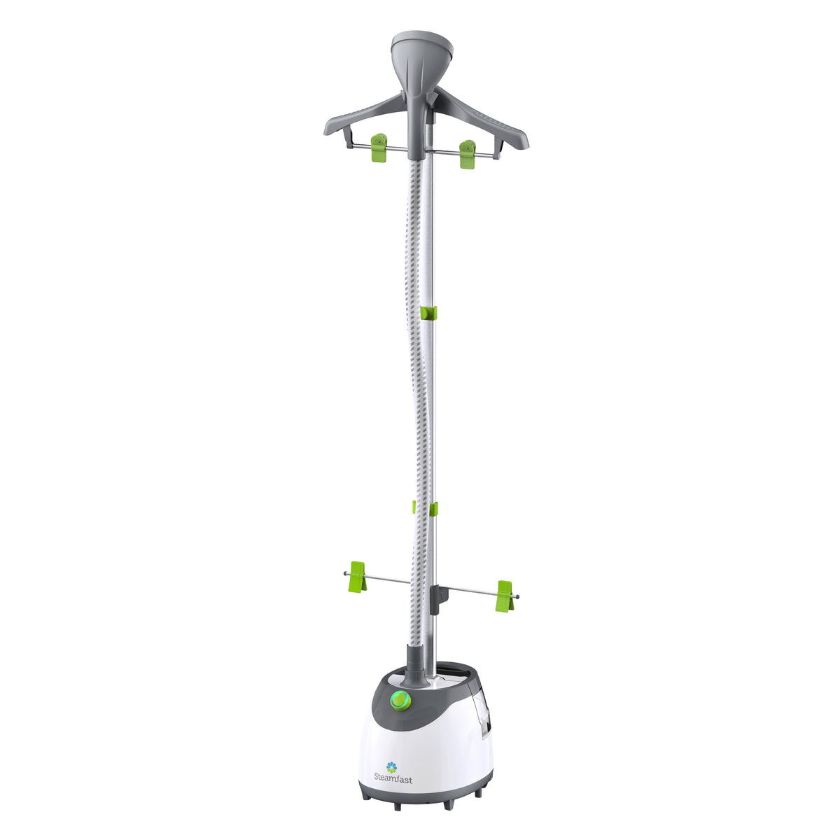 Steamfast SF-567 Full-Size Upright Garment and Fabric Steamer with Clothes Hanger, 1500W, 45-Second Heat Up, 96 Minutes of Continous Steam, 86 fl oz