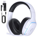 AYEDLOE Wireless Gaming Headset 2.4GHz for PS5/PS4/PC/Switch-Bluetooth 5.3 Headphones with Noise-Canceling Mic, 7.1 Surround Sound, 70H Battery Life