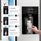 Side-By-Side Built-In Refrigerator With Freezer And Ice Maker, 36 in, 20.01 Cu. Ft., Stainless Steel - F4506